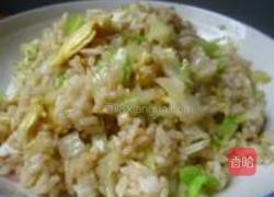 包菜蛋炒饭的做法图解7