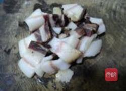 腊肉炒菜心的做法图解4