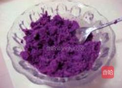 水果紫薯酸奶的做法图解1