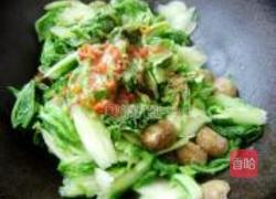 白菜烧板栗的做法图解5