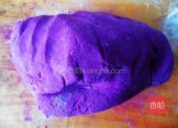 紫薯饼的做法图解2