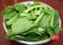 咸蛋芥菜汤的做法图解1