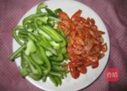 菜椒炒虾米的做法图解2