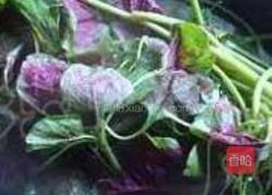 苋菜草菇嫩豆腐的做法图解1