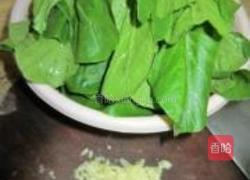 蒜香虾油炒小白菜的做法图解3