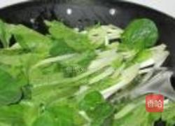 蒜香虾油炒小白菜的做法图解5