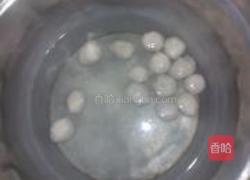 肉丸粉丝腐竹汤的做法图解4