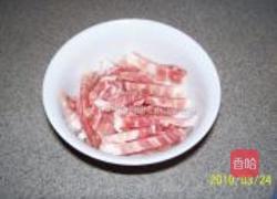 辣椒肉丝炒面的做法图解2