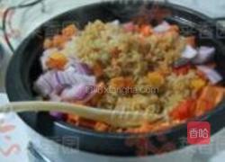 鸭肉抓饭的做法图解16