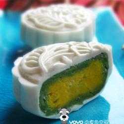 奶皇绿茶冰皮月饼的做法[图]