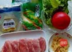 烤肉荷叶饼的做法图解1