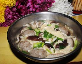 香菇牛丸浸腐竹