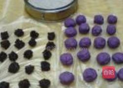 紫薯豆沙包的做法图解3