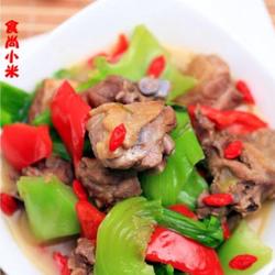 芥菜胆煲鸭腿的做法[图]