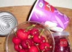 樱桃冰淇淋炸弹的做法图解1