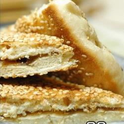 红糖芝麻发面大饼的做法[图]