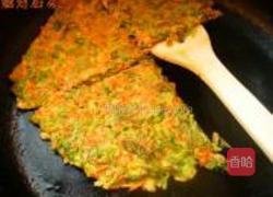 芹菜叶胡萝卜煎饼的做法图解12