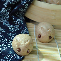 小灰兔豆沙包的做法[图]
