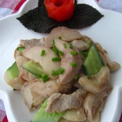 菱角炒肉片的做法[图]