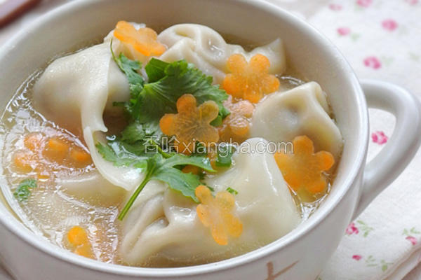 芹菜猪肉馅馄饨