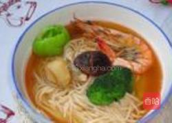 鲍鱼大虾捞面的做法图解12