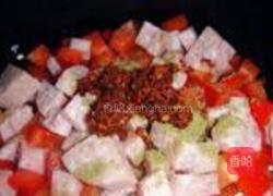 红椒圆葱焖饭的做法图解6