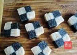 棋格芝麻栗子糕的做法图解14