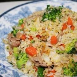 西兰花炒饭的做法[图]