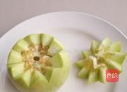 椰汁酸奶小香瓜的做法图解3