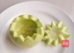 椰汁酸奶小香瓜的做法图解4