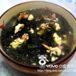 泛绿紫菜汤的做法[图]