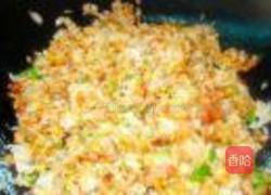 肉丁酱油焖饭的做法图解6