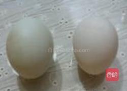 橙香鸭蛋海绵蛋糕的做法图解1