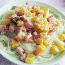 南瓜奶油拌面的做法[图]