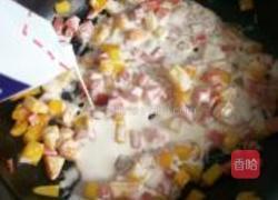 南瓜奶油拌面的做法图解5