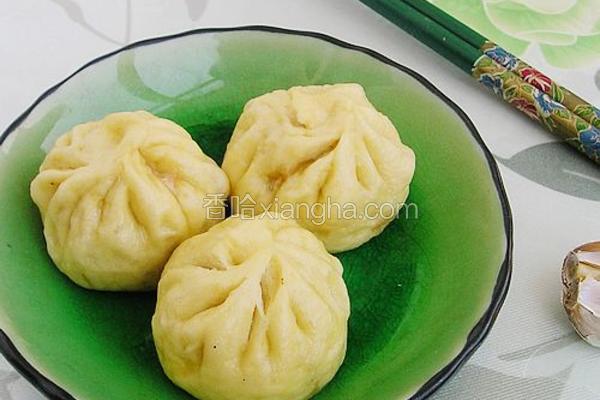 鲜肉双面包子
