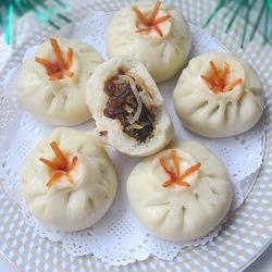 牛肉味地软素包子的做法[图]