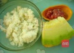 南瓜肉粒炒饭的做法图解1