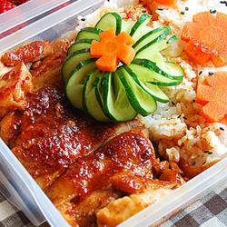 泡菜鸡排饭的做法[图]