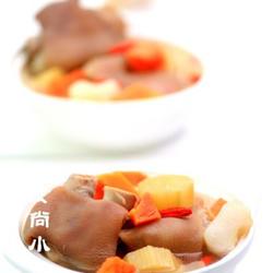 甘蔗木瓜猪蹄汤的做法[图]