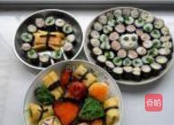 七彩紫菜包饭的做法图解7
