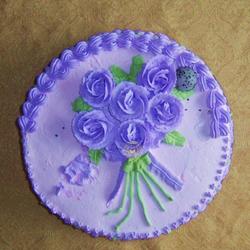紫色玫瑰蛋糕的做法[图]