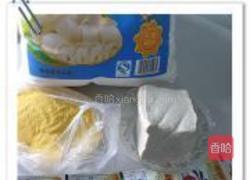 豆腐玉米面肉包子的做法图解1