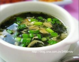 油酥虾皮紫菜汤