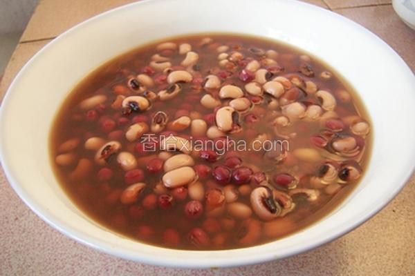 红糖豆子粥