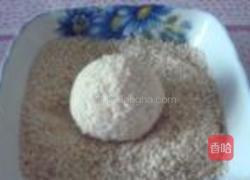 奶香芝麻团的做法图解5