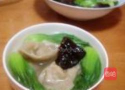 青菜绿茶馄饨的做法图解14