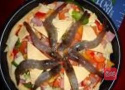 至尊培根大虾披萨的做法图解8