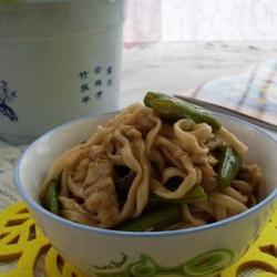 铁锅豆角焖面的做法[图]
