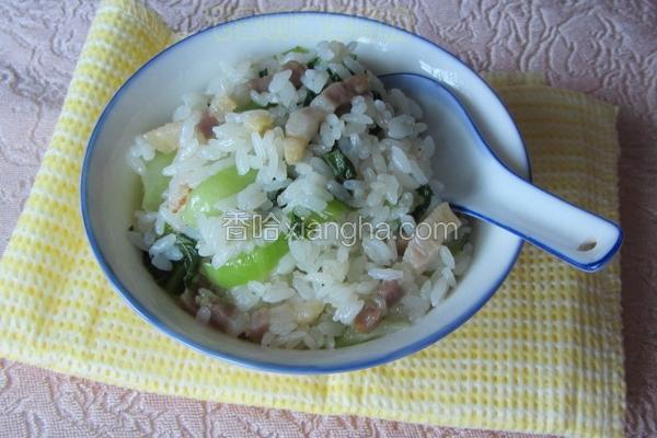 青菜咸肉饭